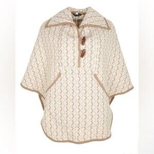 'A Dafydd Snowdon Design' Cream Welsh Wool Tapestry Cape